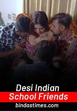 Desi Indian School Friends\' Musical Gangbang with Tina